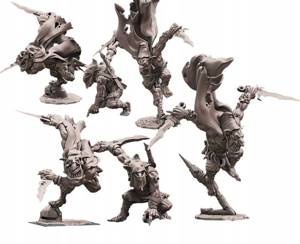 Goblin Nasty Gits - x3 - Gobliny Zabójcy