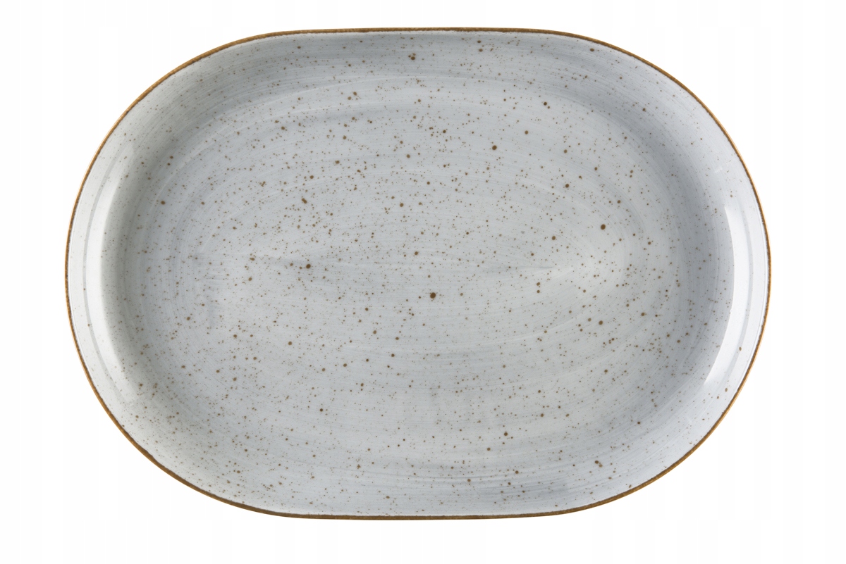 LUBIANA BOSS PÓŁMISEK OWALNY 28 CM SIWY SZARY