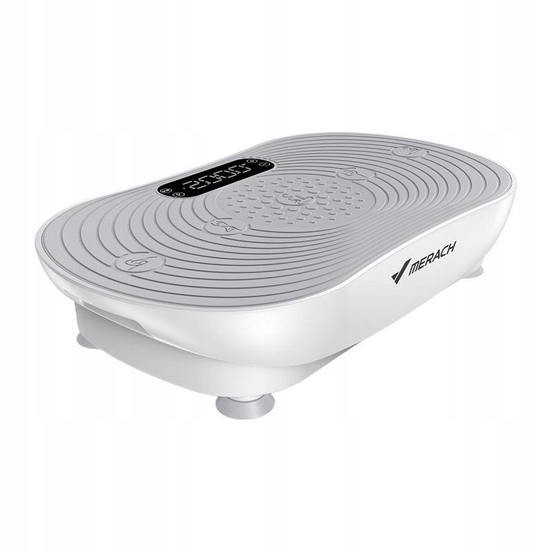 Merach MR-2533B1 Vibrační Plošina Bílá 150W 3 Zóny 5 Programů Pilot