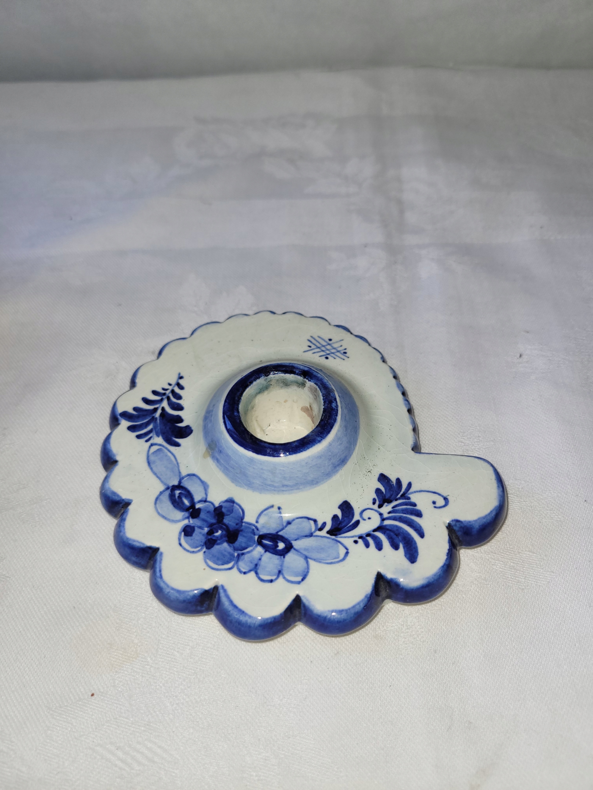 Świecznik ceramiczny Delft Holland