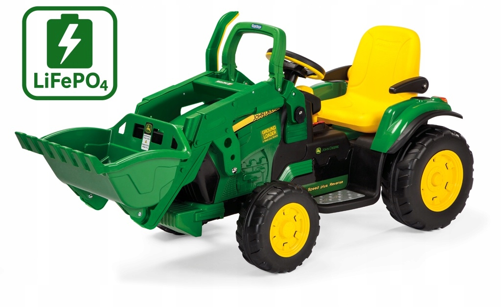Koparka na Akumulator John Deere Ground Loader 12V Peg Perego LiFePO4