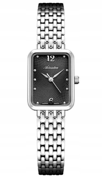 Nové Originální dámské hodinky Adriatica A3849.5176Q obdélníkové stříbrné