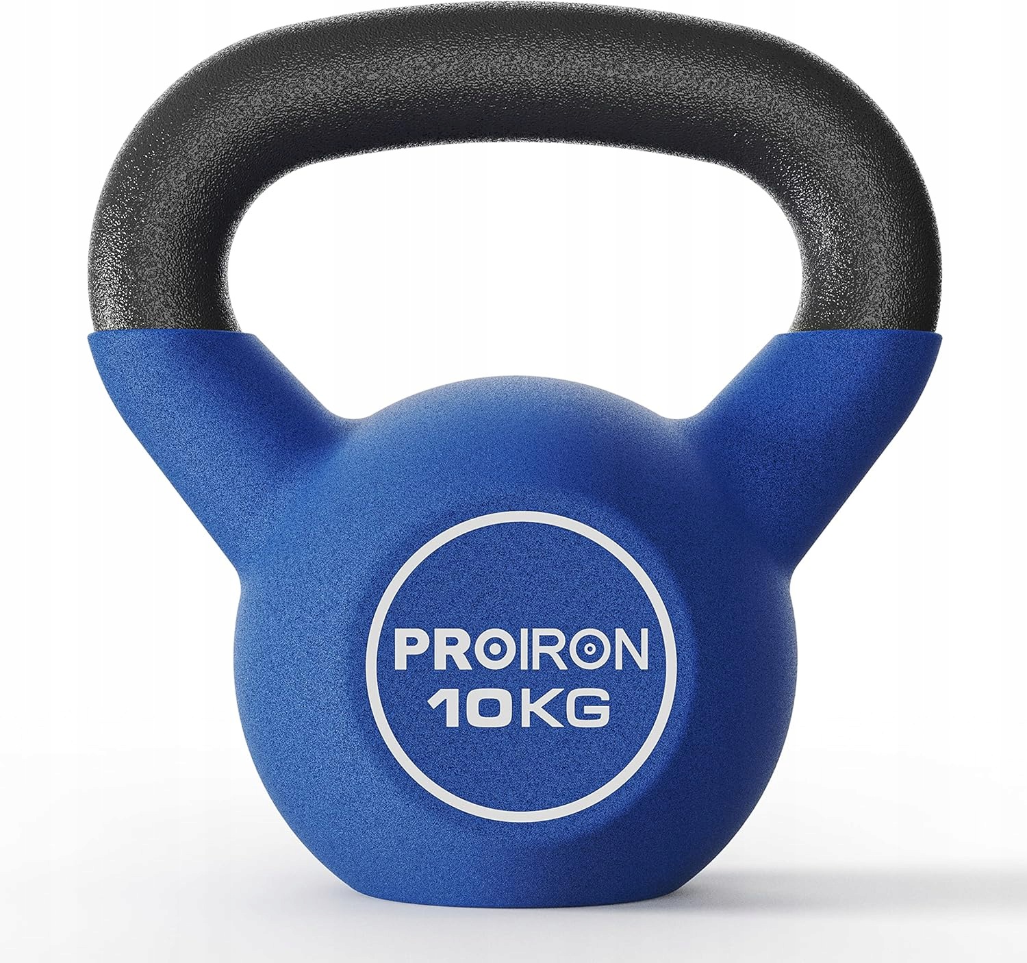 Kettlebell Żeliwny z Neoprenową Powłoką 10 Kg Niebieski Proiron