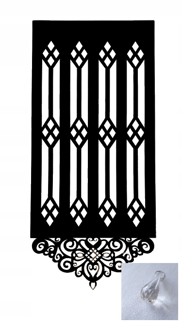 

Panel Gotowy Ażur Ekran Firana 60 X 130cm