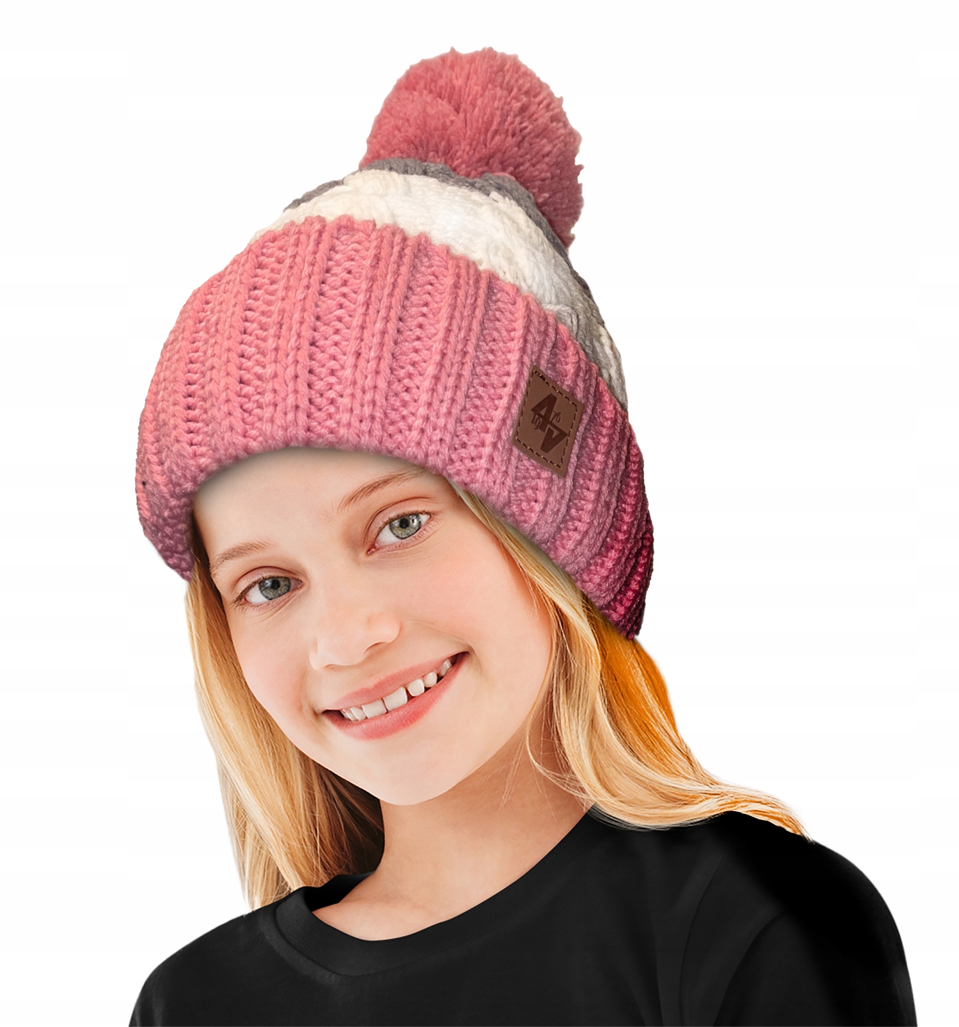 

Zimowa Czapka Dla Dzieci Unisex Ciepła z Polarem