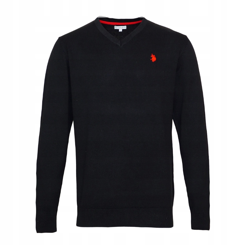 U.s. Polo Assn. svetr modrý serek/dekolt V velikost L