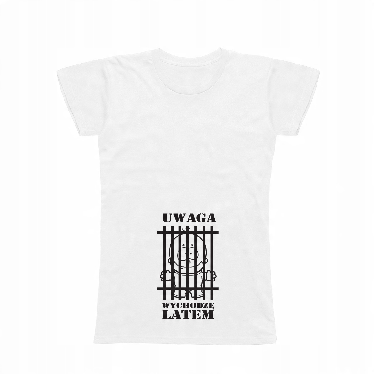 

L - Koszulka T-shirt Wychodzę Latem Ciążowa Ciąża