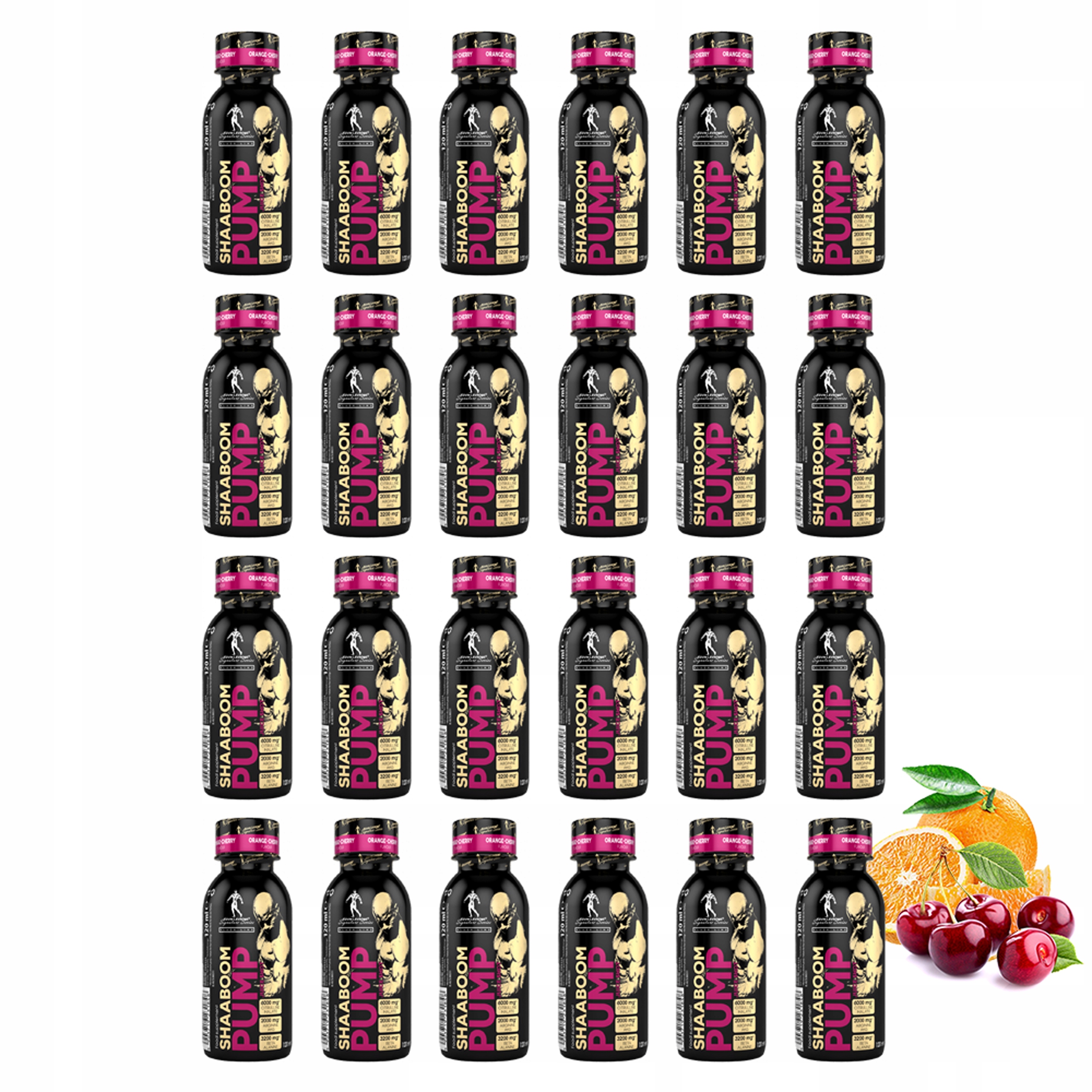 Kevin Levrone Shaaboom Pump Shot 24x120 ml Pre-workout Povzbuzení Energií