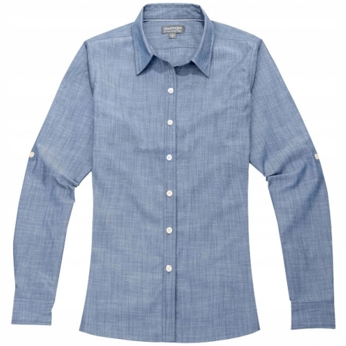 V10 DAMSKA KOSZULA Z KOŁNIERZYKIEM SLAZENGER M Dekolt kołnierzyk