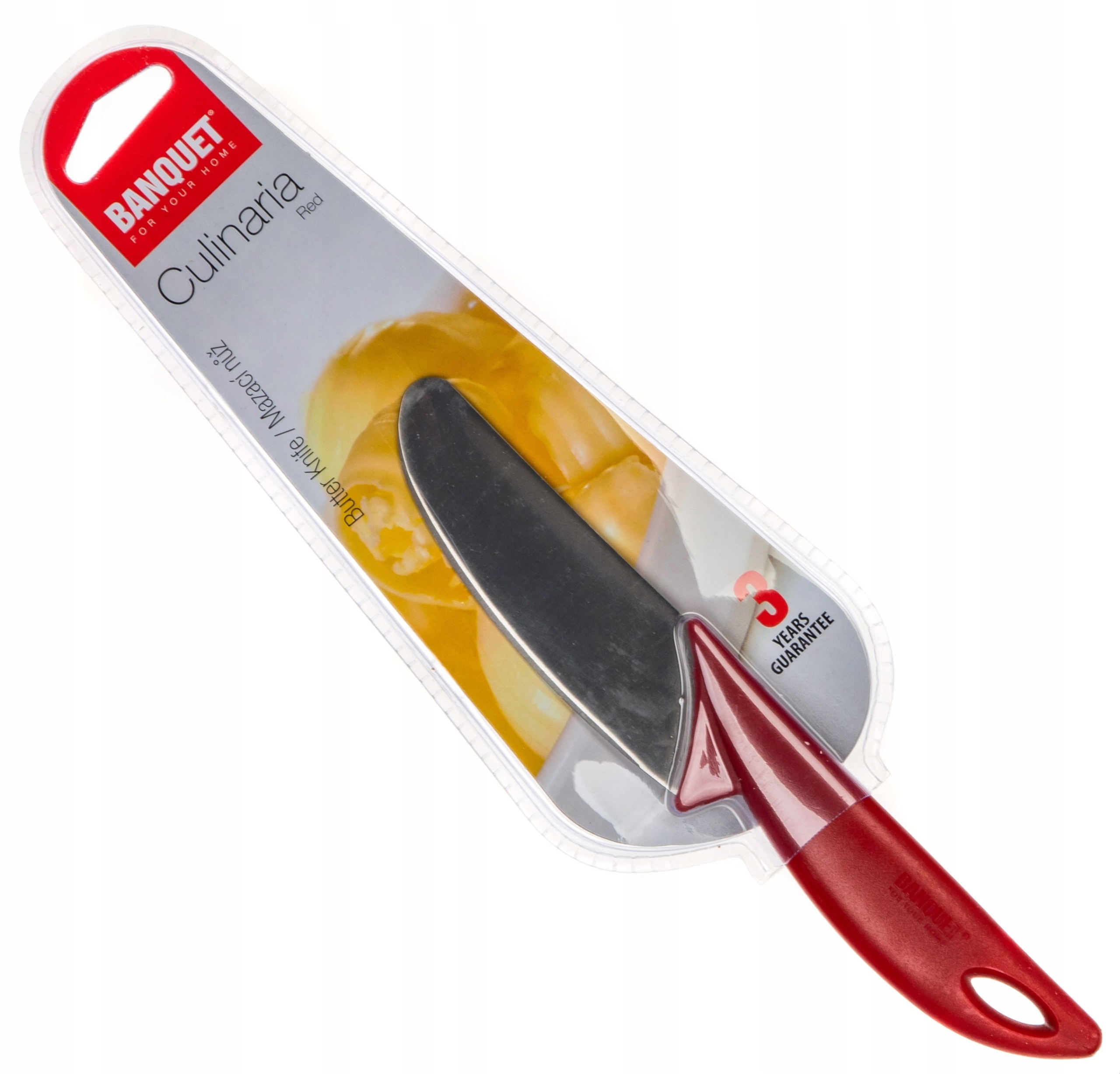 BANQUET MASELNICZKA POJEMNIK NA MASŁO Z POKRYWKĄ LAWENDA + NÓŻ DO MASŁA Linia LAVENDER