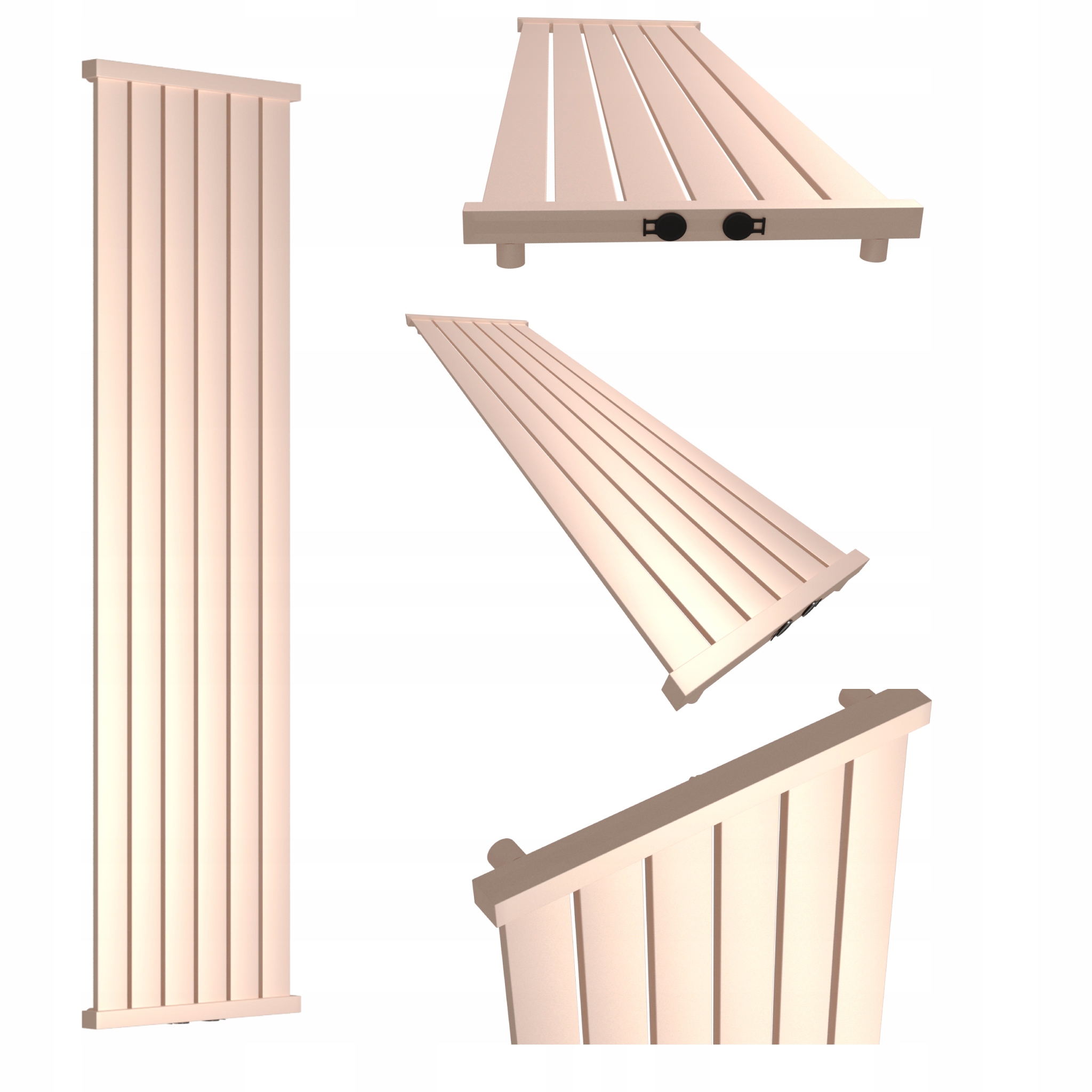 Dekorativní radiátor Lotus 180x61 Zlatý Růžový