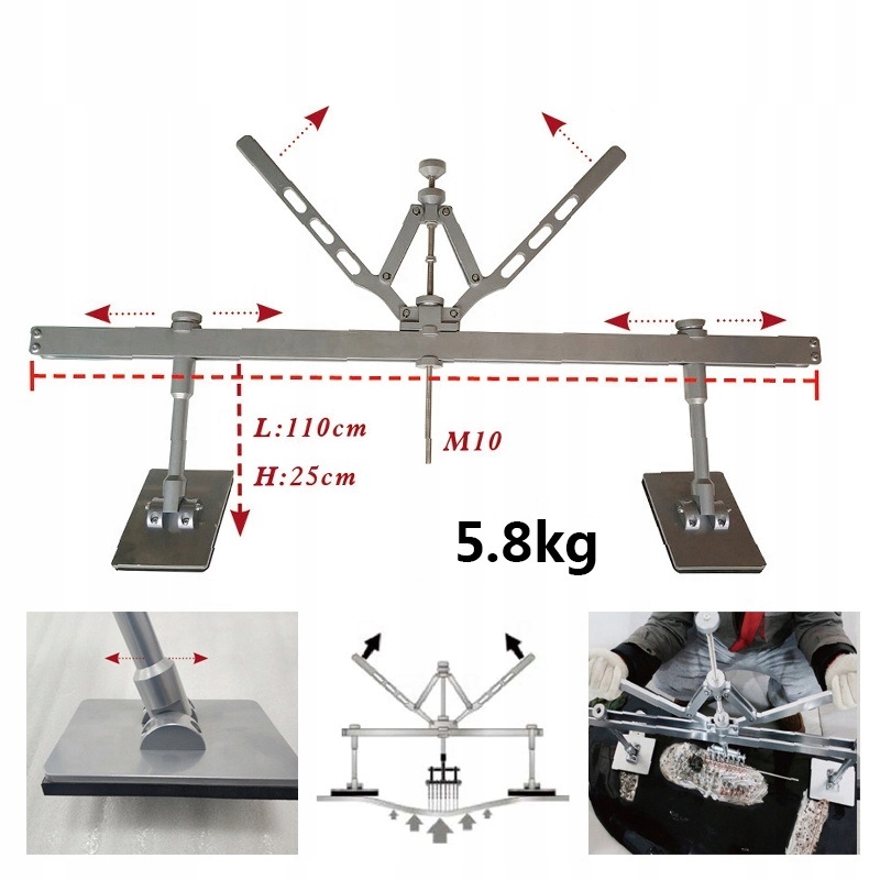 3x Puler Panelowy Strong 1100mm PDR BIG Spotter Brand Other