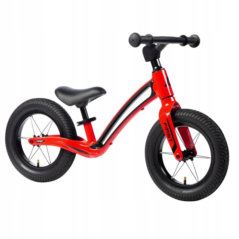 Rower Rowerek Biegowy Karbon First Pompowane Koła