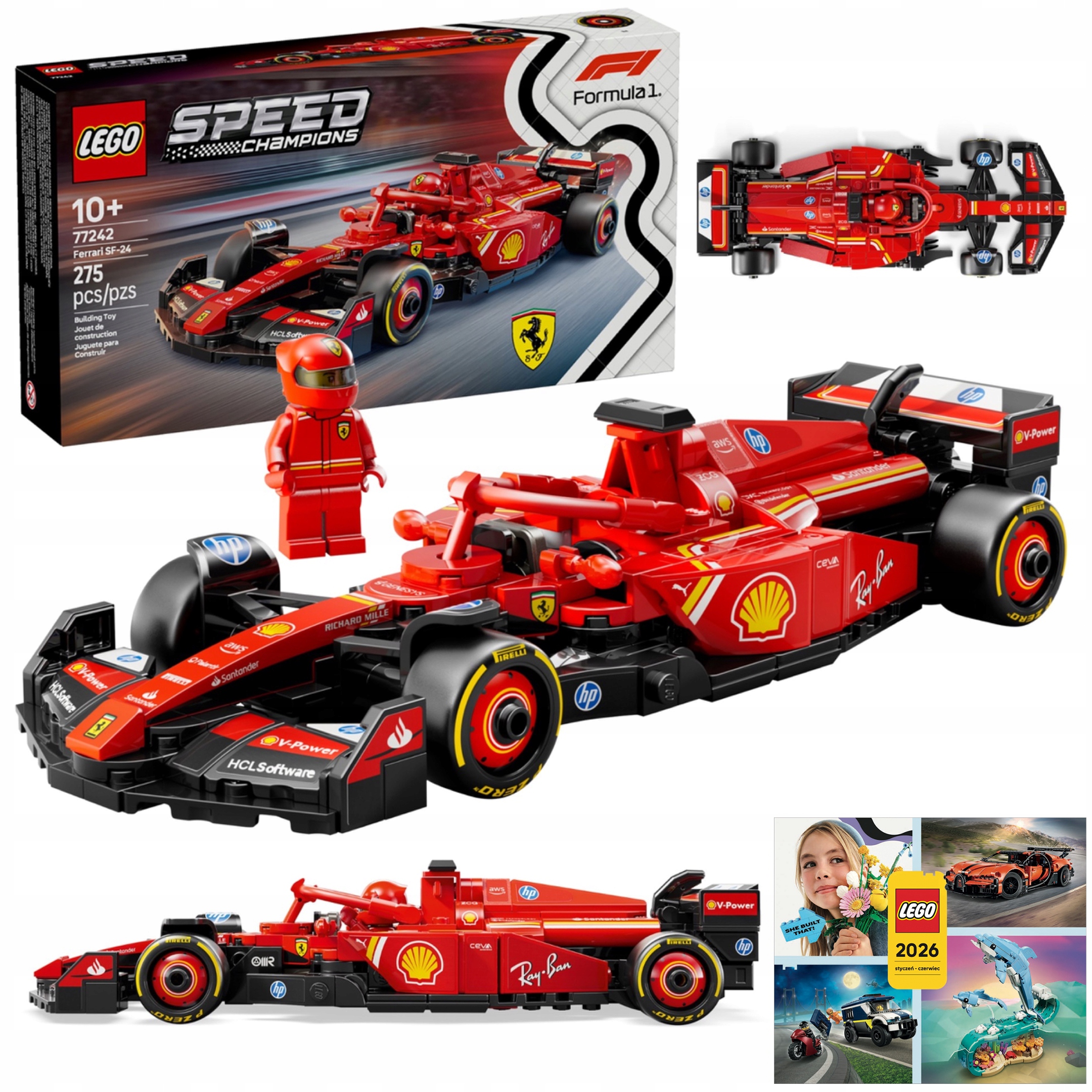 Lego Speed Champions 77242 Ferrari SF-24 F1 Formule