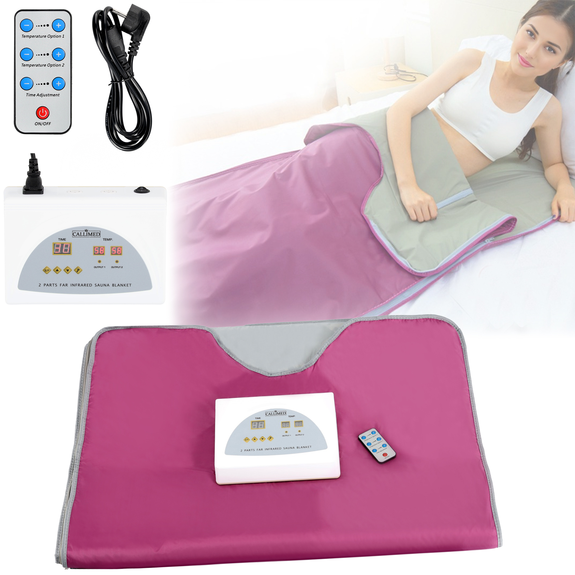 Sauna deka infrared pro intenzivní modelování postavy, zeštíhlující