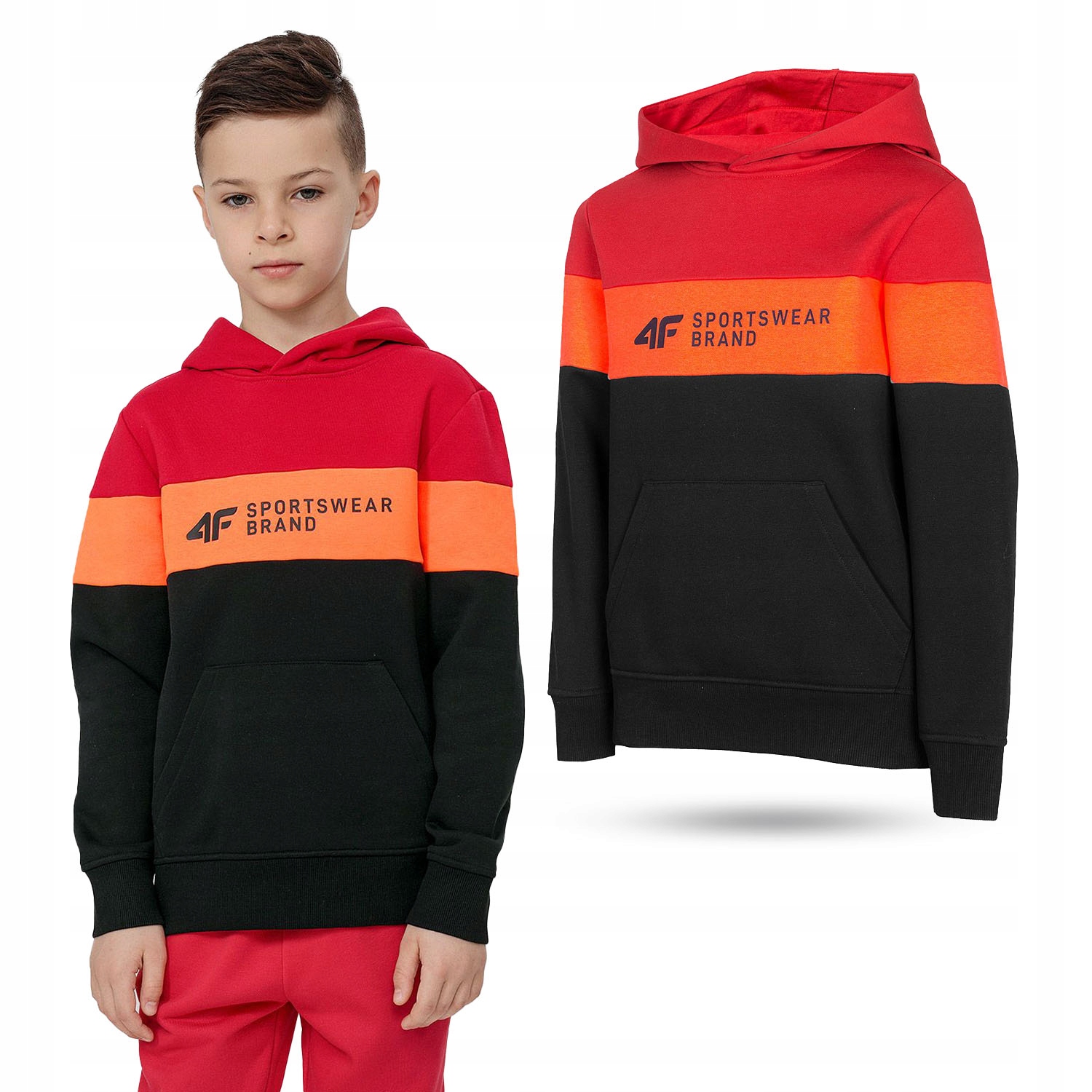 

Bluza Chłopięca 4F Dresowa Z Kapturem L22-JBLM003