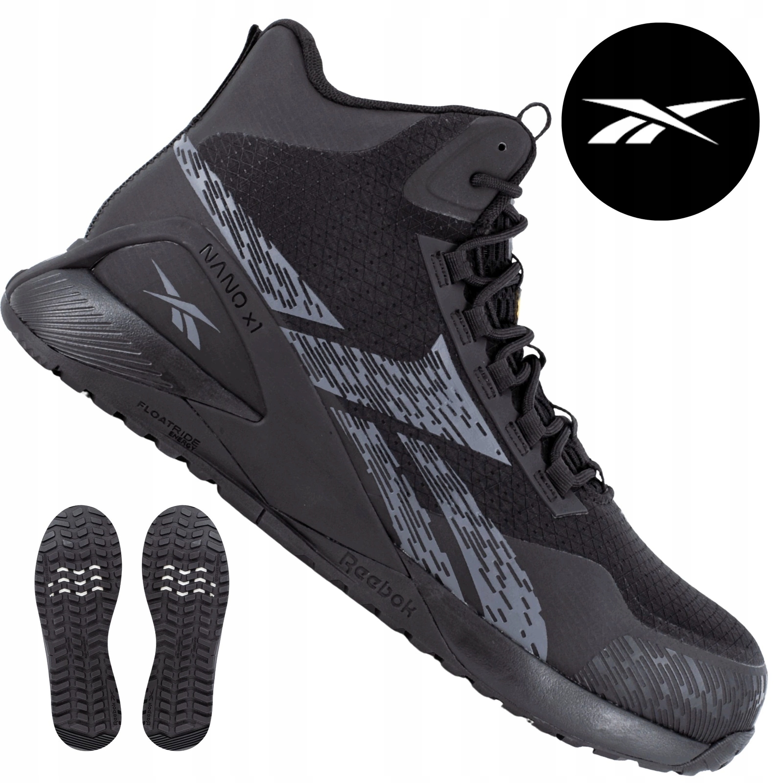 Buty robocze męskie wysokie sneakersy trampki Bhp S3 Reebok IB3484- 42