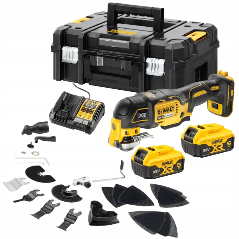 Narzędzie wielofunkcyjne DeWALT DCS356P2 18V Xr 2x5Ah bezszczotkowy Tstak