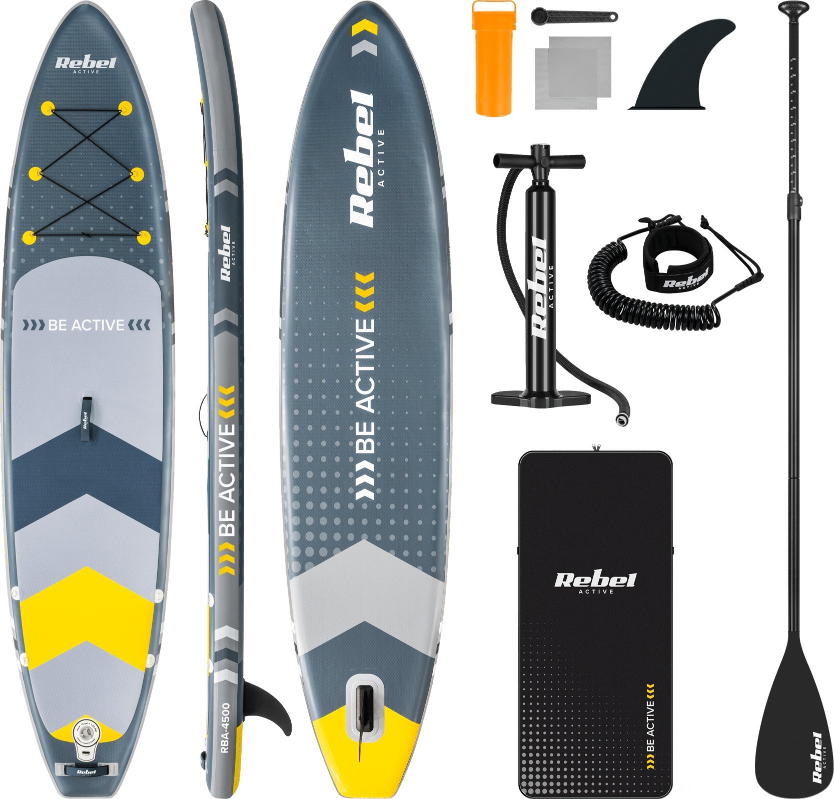 Rebel Active Sup Rebel Active pompowana 350x81x15cm zestaw