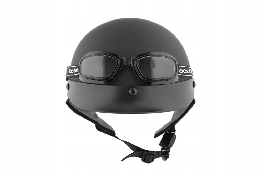 

Motocyklowy Kask Otwarty Chopper Skuter M Gogle