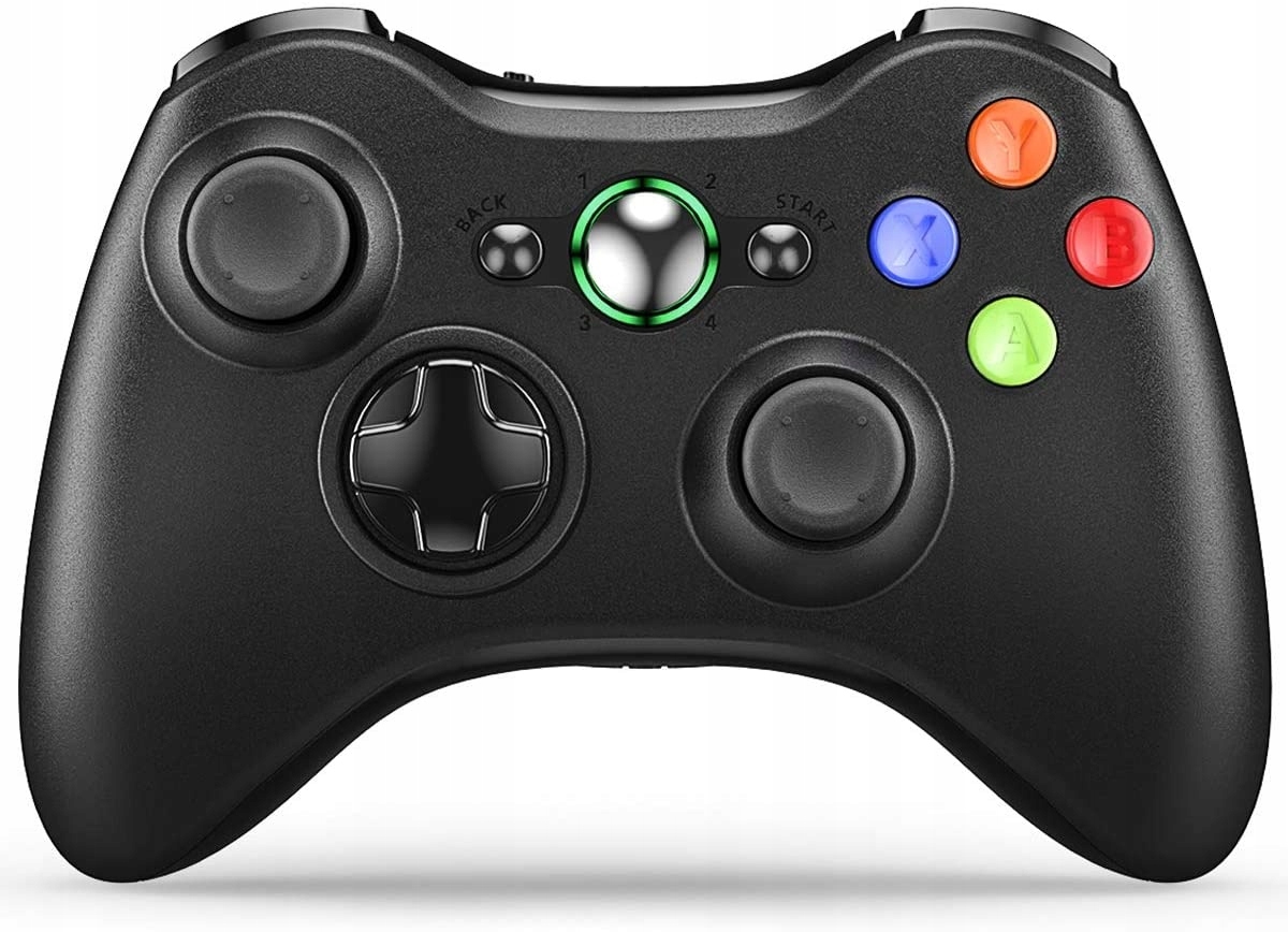 

Nowy Pad Xbox 360 Bezprzewodowy Czarny Dualshock