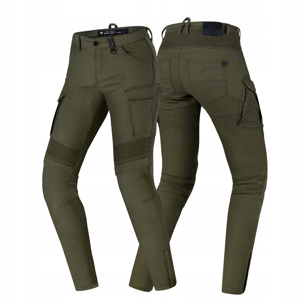 DAMSKIE SPODNIE JEANS SHIMA GIRO 2.0 KHAKI r 30L