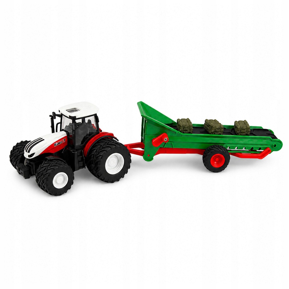 Zemědělský traktor s pásem na dálkové ovládání Rc Bale Světla 1:24