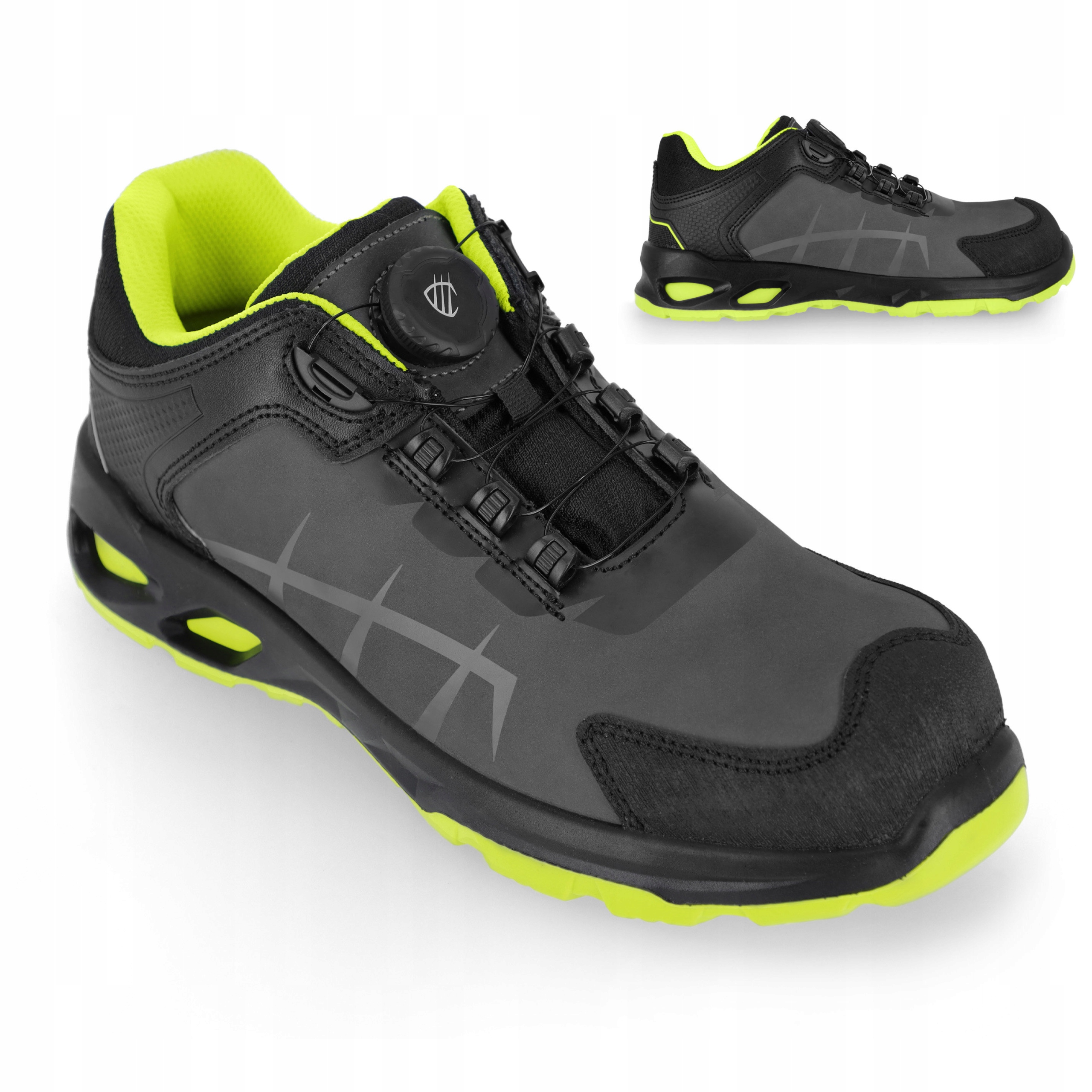 Nexo S3S Buty Półbuty robocze Bhp wodoodporne Mocne nubuk Boa męskie 46