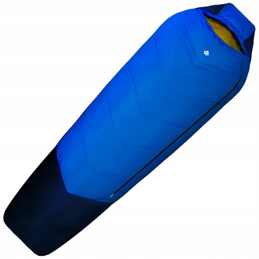 Turistický spací pytel mumie Alpinus Primalight Pro 1000 Modrý levý