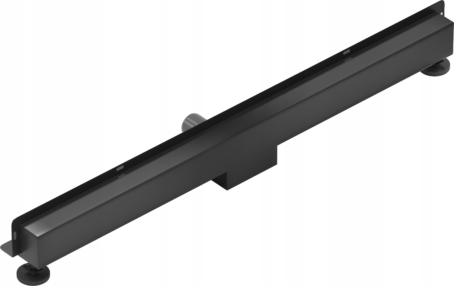 MEXEN FLAT WALL ODPŁYW LINIOWY ŚCIENNY 80 CM BLACK Długość 80 cm