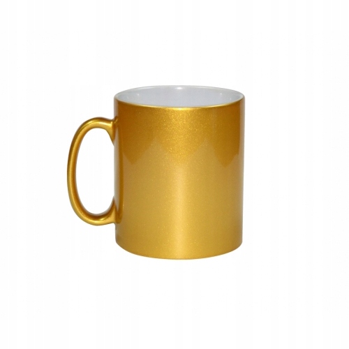 

Kubek Soft Color Złoty Alu 300 ml Sublimacja