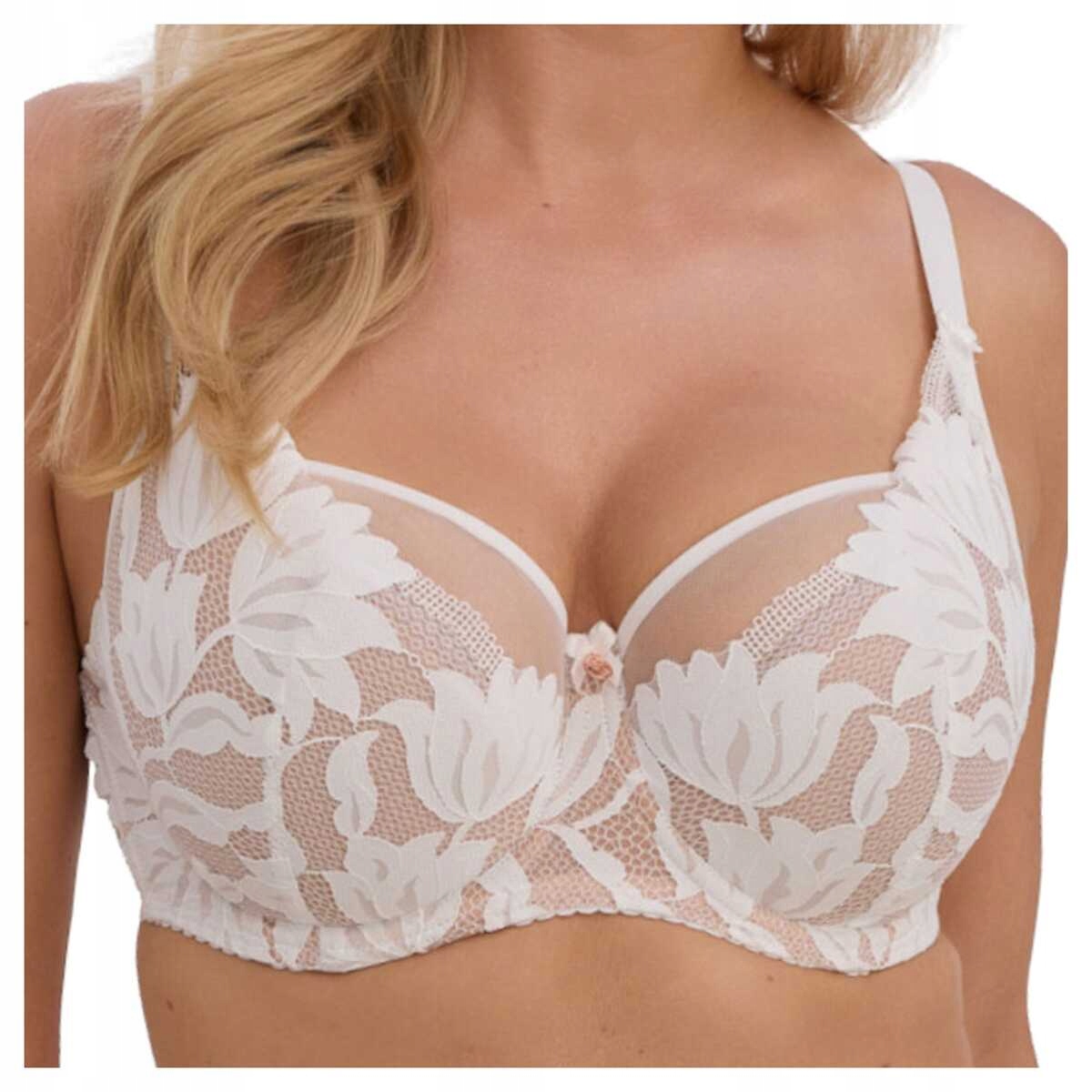 Gaia Polovyztužená krajková podprsenka Keto 1134 ecru-mokka 75F