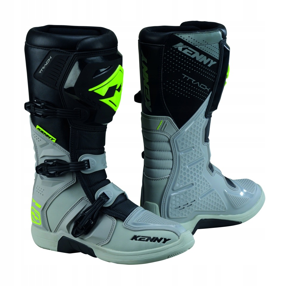Topánky Cross/enduro Track T2 Grey/neon Yellow Farba Šedá/žltá Fluo 40