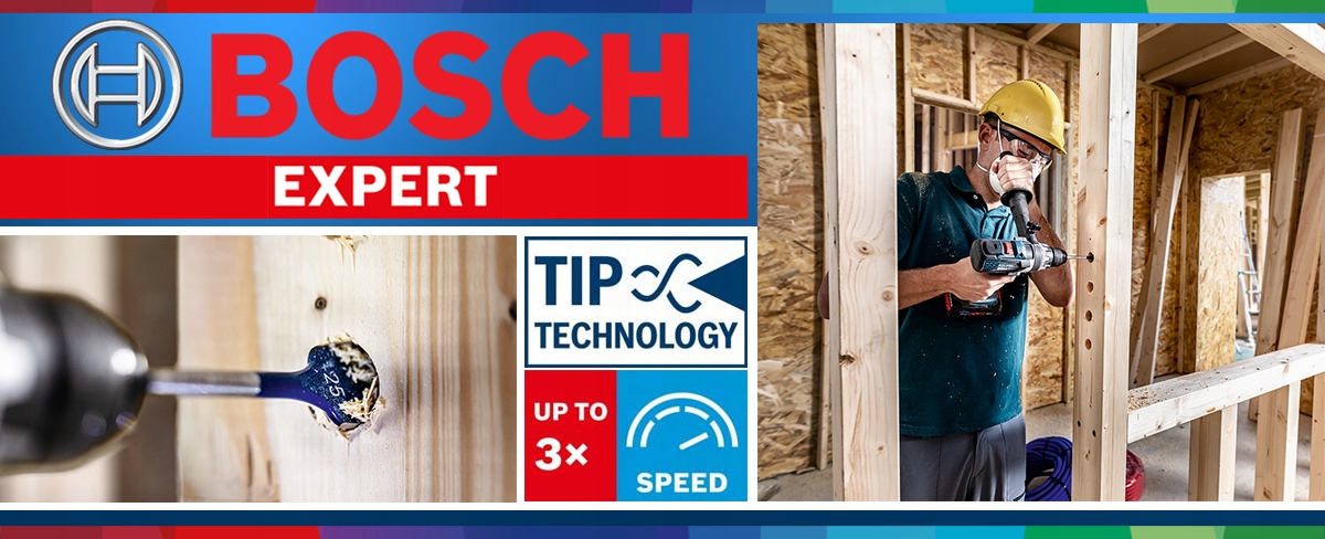 WIERTŁA ŁOPATKOWE DO DREWNA 10-32MM PIÓRKOWE 13EL + FUTERAŁ BOSCH Długość wiertła 152 mm