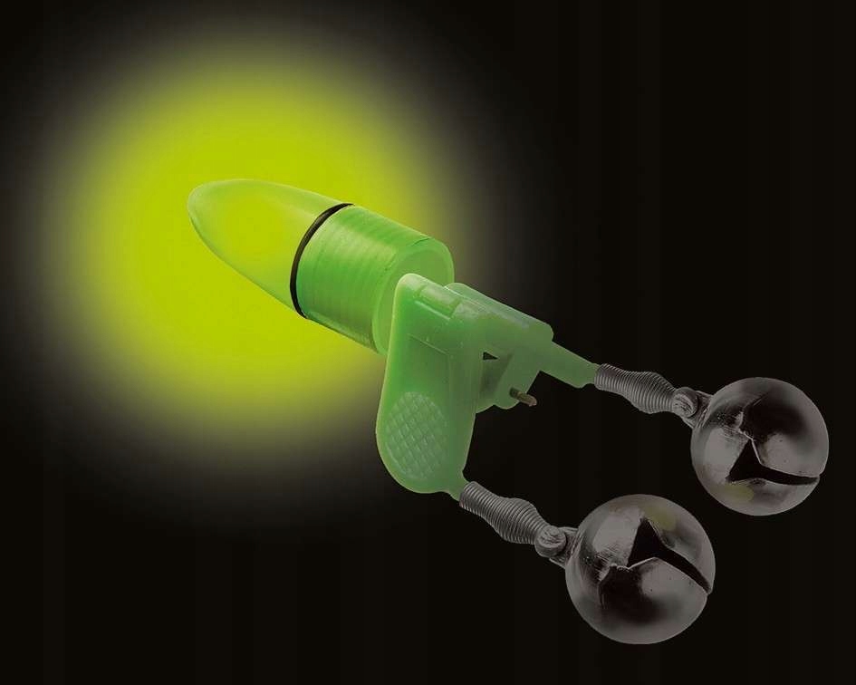 ZESTAW 4x SYGNALIZATOR WĘDKE SZCZYTÓWKĘ DZWONEK ŚWIETLIK + DIODA LED FEEDER Marka Miracle Fish