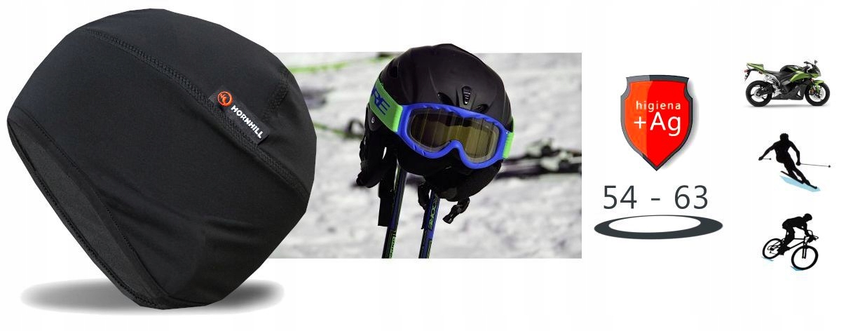Supercienka TERMOAKTYWNA czapka pod KASK Soft + Ag Płeć produkt uniseks