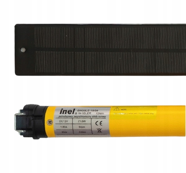 Inel motor pre rolety N-10LER 10/14 rúrka Ø40 rádio akumulátor solárny panel