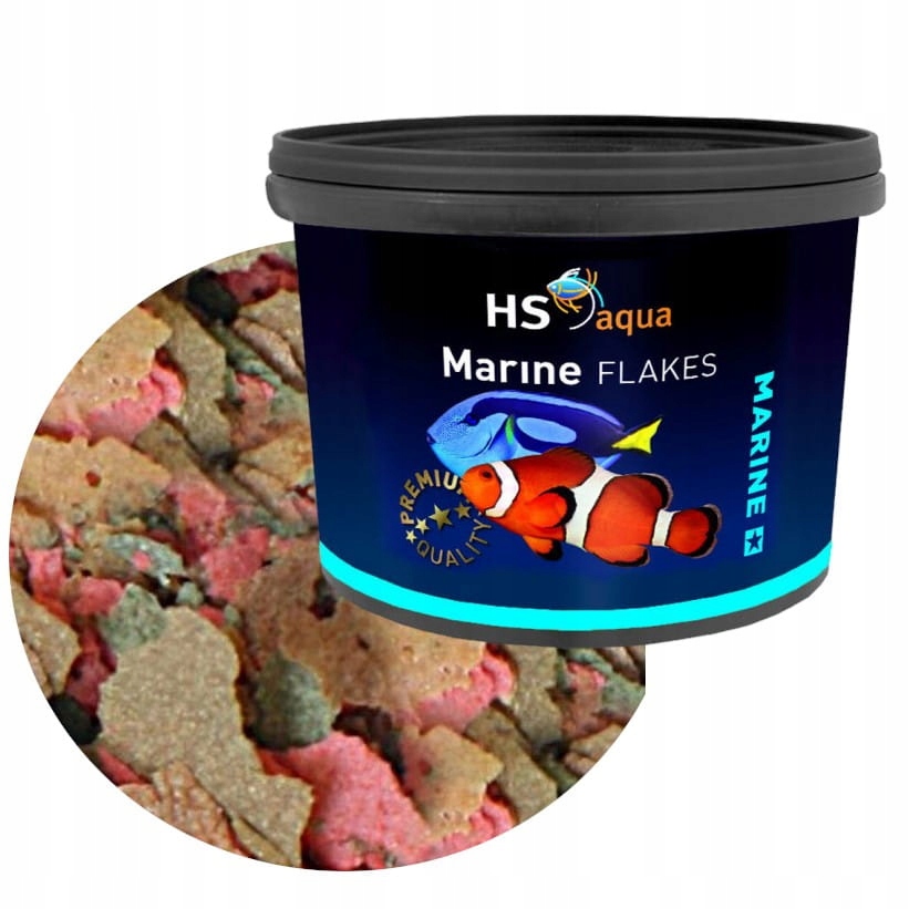 Levně Osi Hs Aqua Marine Flakes 5000ML 5L 900g Krmivo Pro Ryby O.s.i.