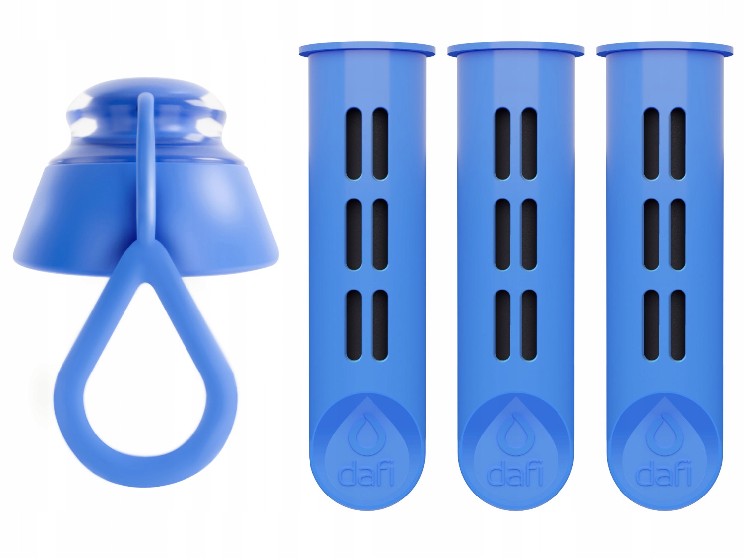 Butelka Dafi Solid 0,5l szafirowa + 7x Filtr do butelki Dafi Soft i Solid Model Solid
