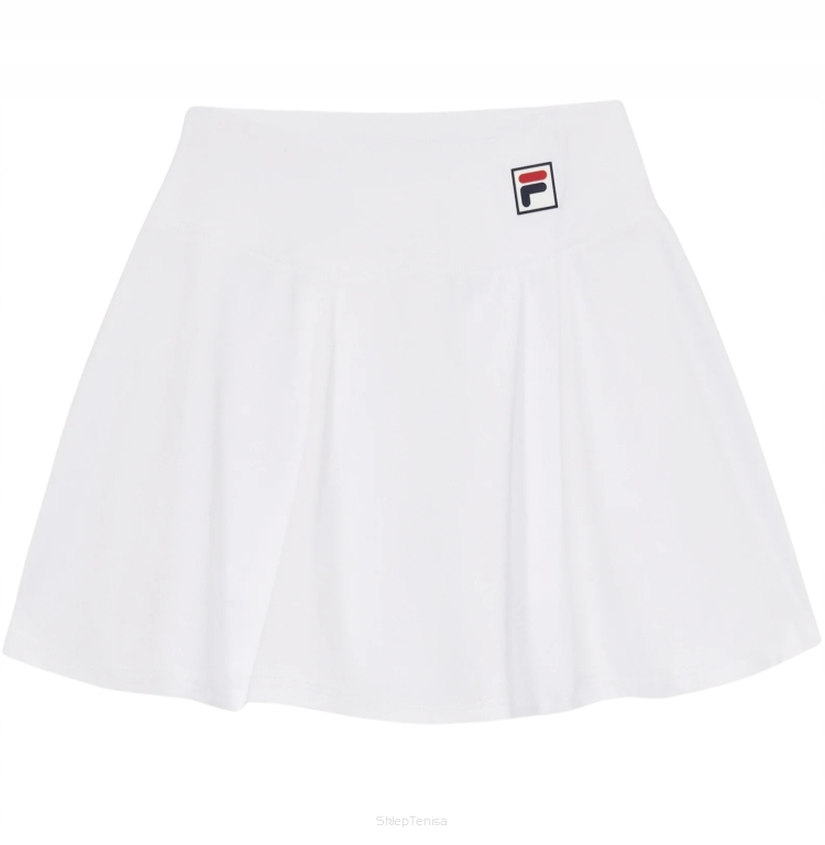 Spódniczka tenisowa juniorska Fila Skort Sonia Girls biała 6-8