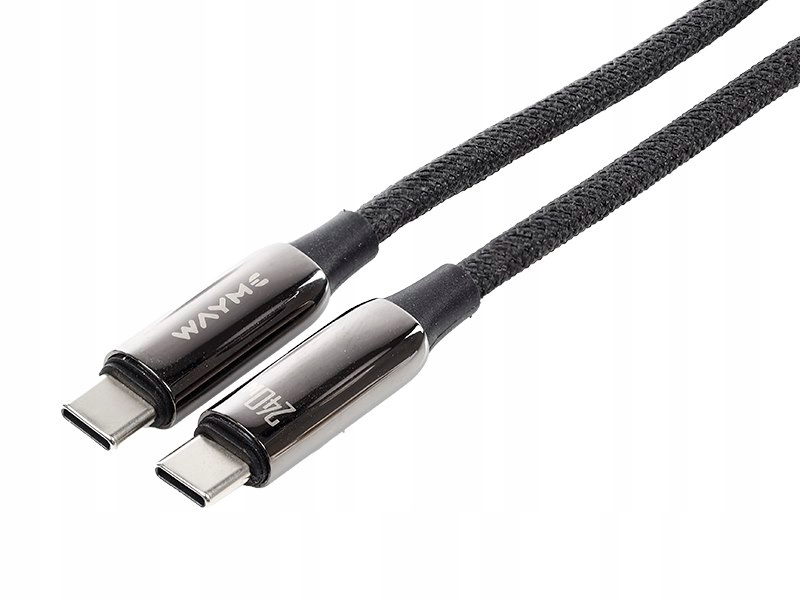 Wayme Kabel do ładowania i synchronizacji, w oplocie z mikrofibry, 100 cm,
