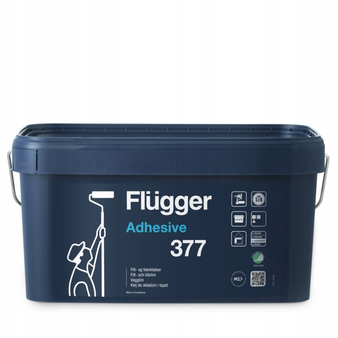 Flügger 377 Gotowy klej do tapet i okładzin 12 L