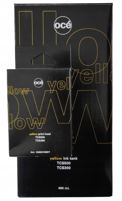 Combipack OCE Atrament 400ml + Głowica 1060016927 Yellow TCS300 TCS500