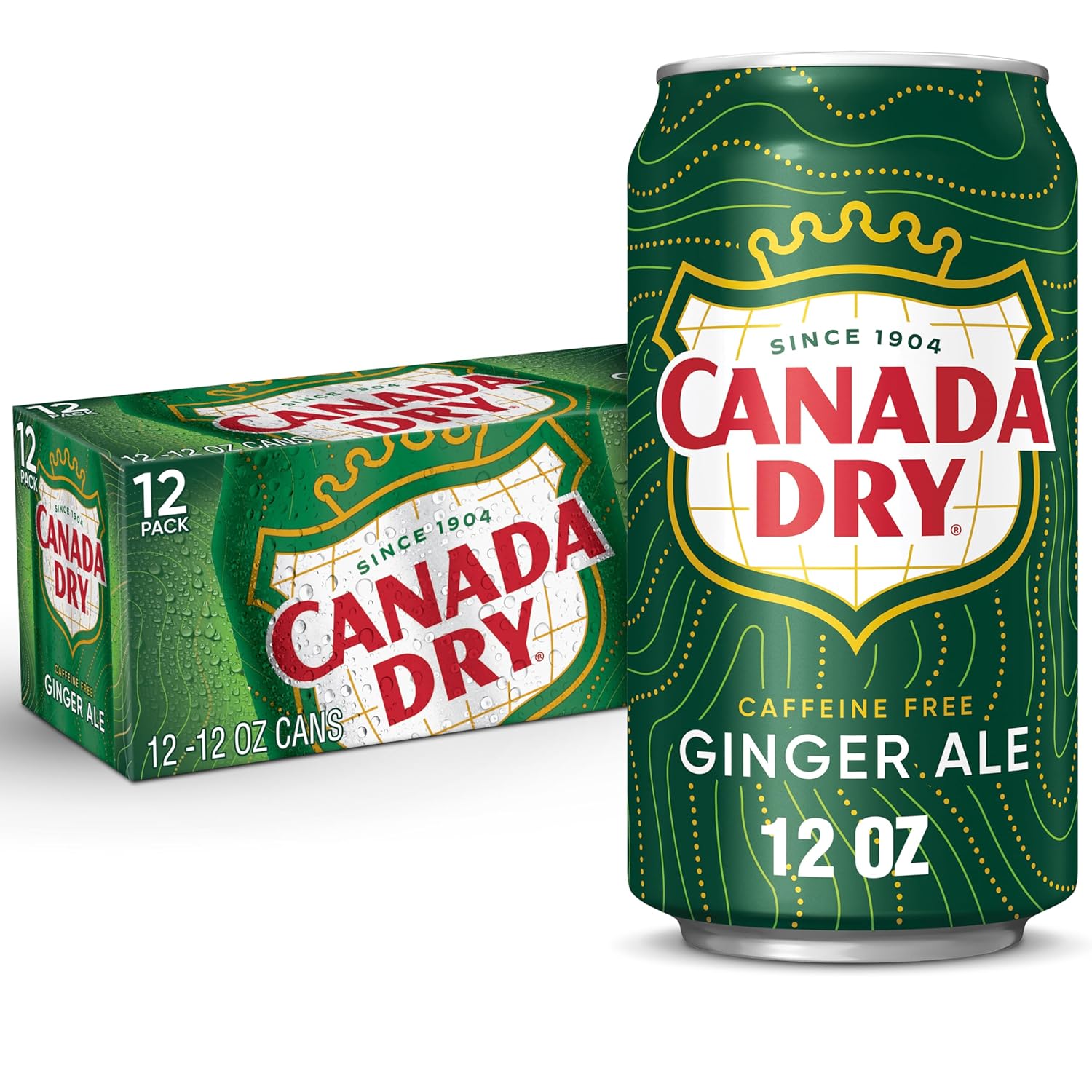 12 x Nápoj Canada Dry Ginger Ale Caffeine Free Přímo Z Usa