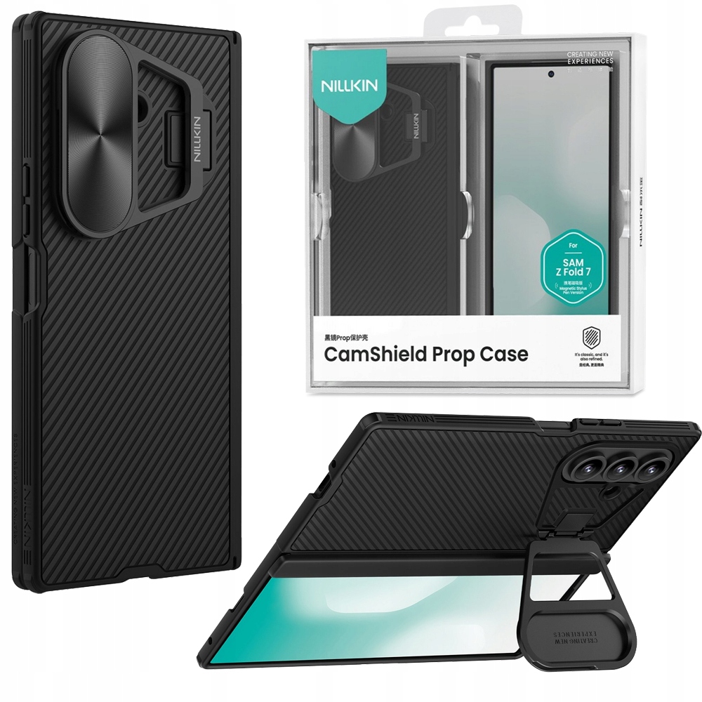 Pouzdro Nillkin stojan s krytem na ochranu fotoaparátu pro Samsung Galaxy Z Fold 7