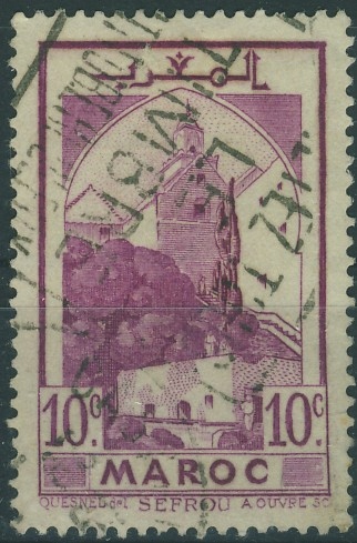 Kolonie fr. Maroc 10 cent. - Sefrou