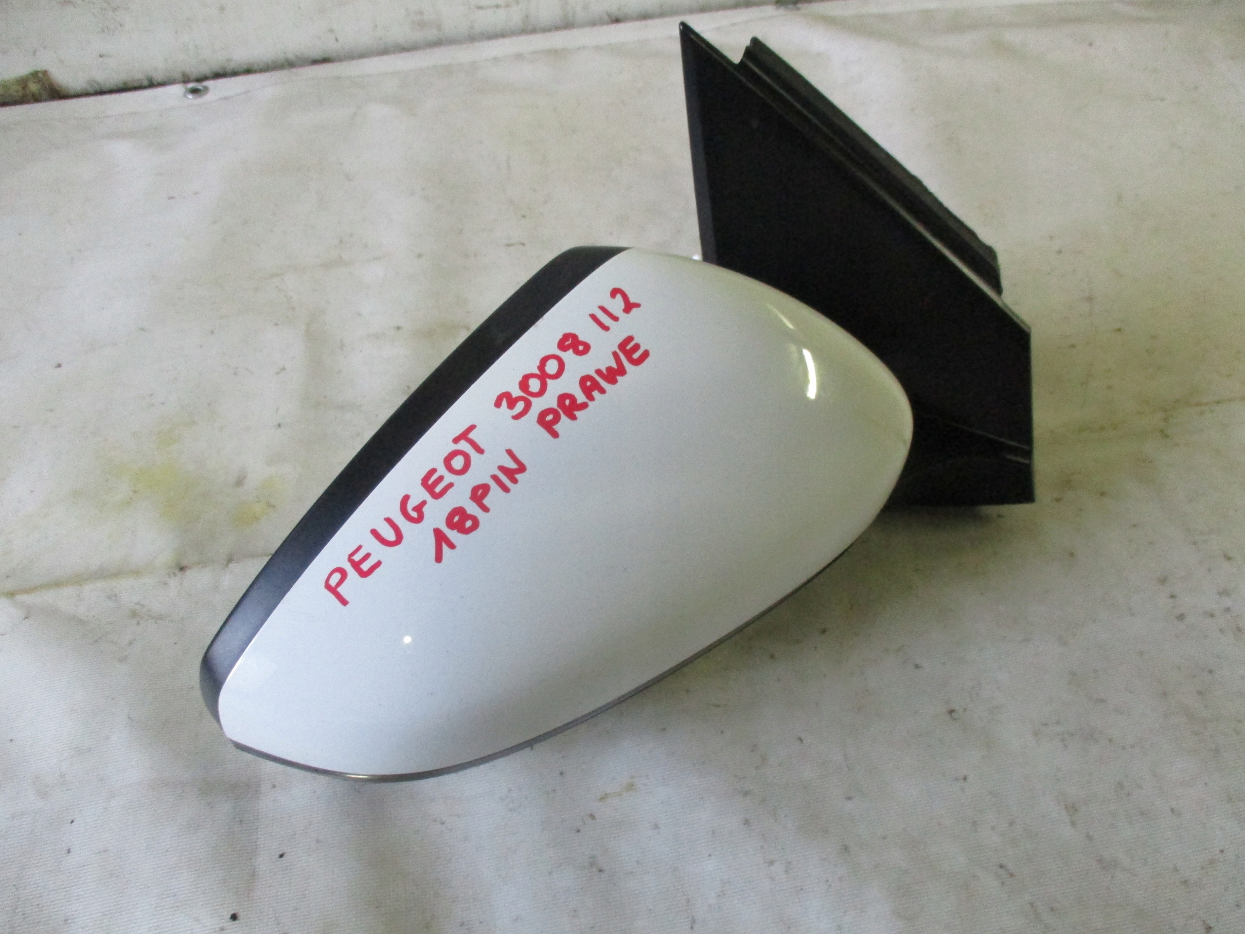 mirror right Peugeot 3008 II 2 18 PIN