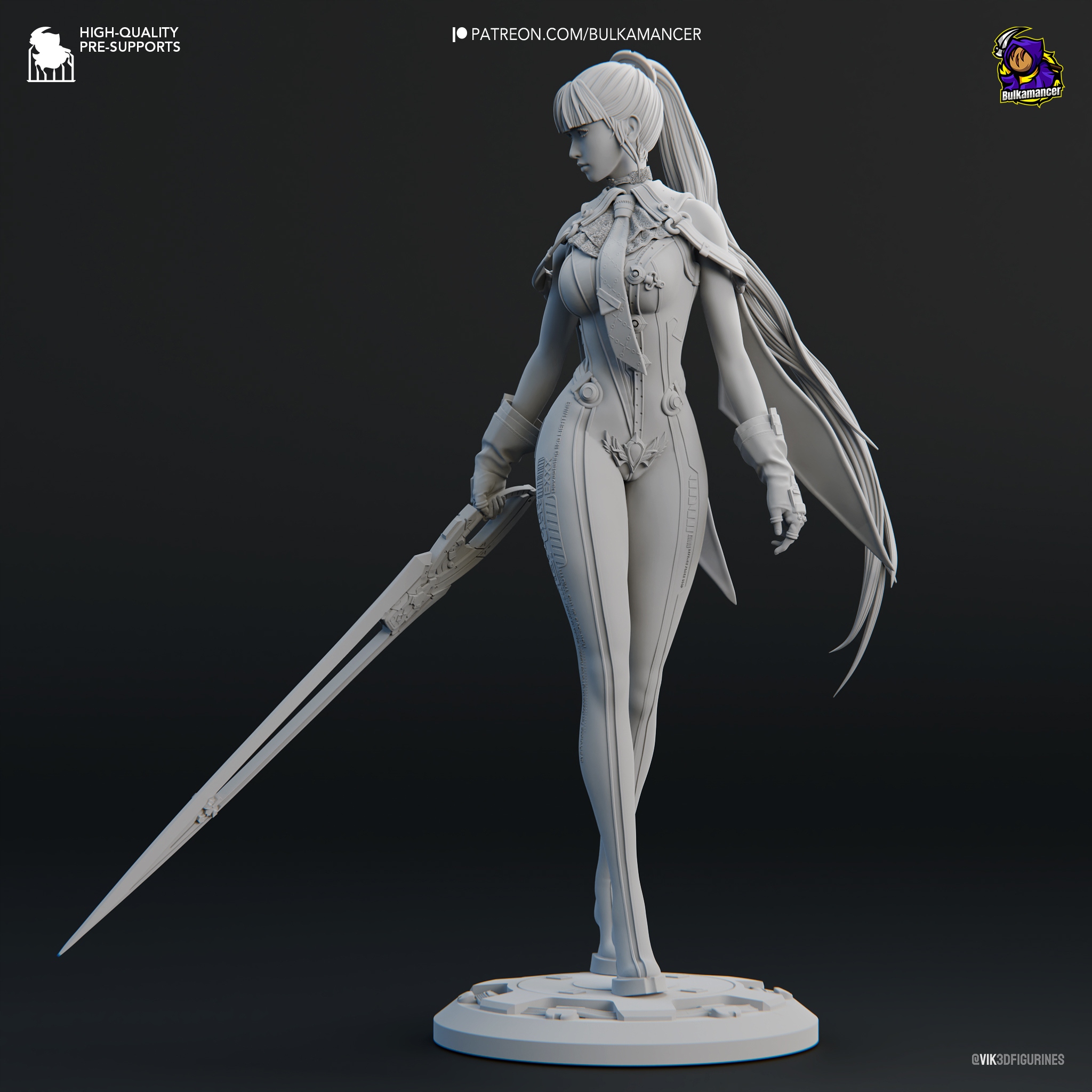 Figurka Eve Stellar Blade Bulkamancer 3D tisk 14K Dárek
