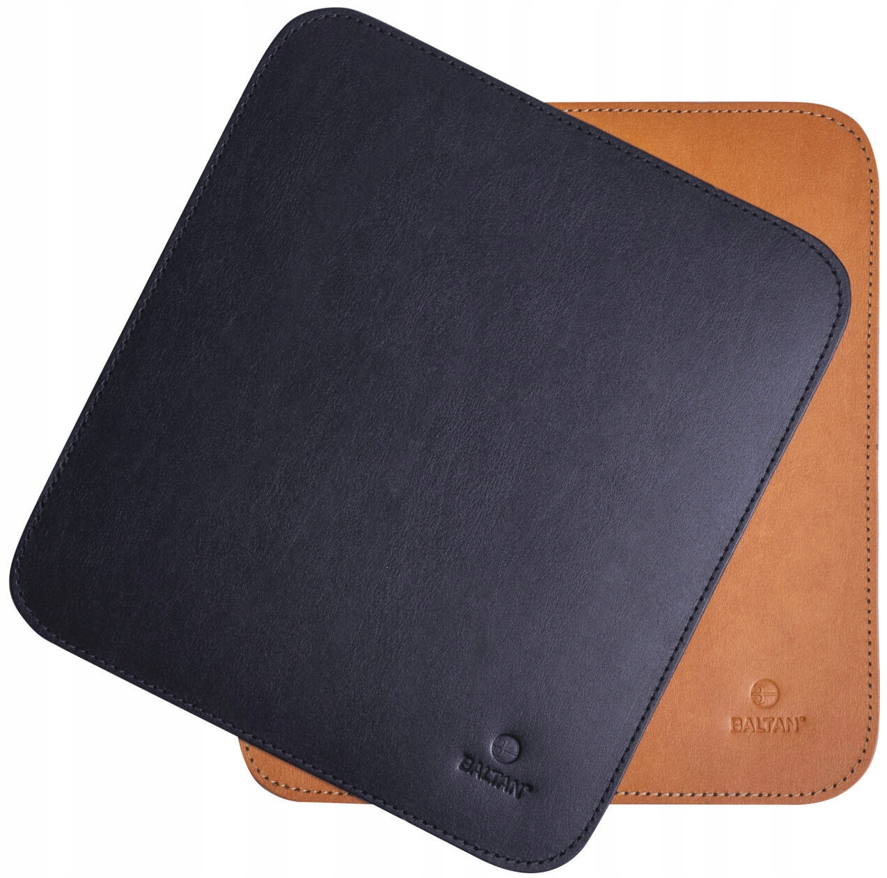 BALTAN Podkładka pod mysz skórzana 30×30 cm czarna (M) — 6