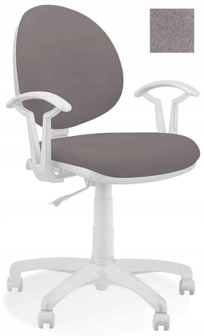 FOTEL MŁODZIEŻOWY OBROTOWY SMART-W SZARY NOWY STYL Kolekcja SMART